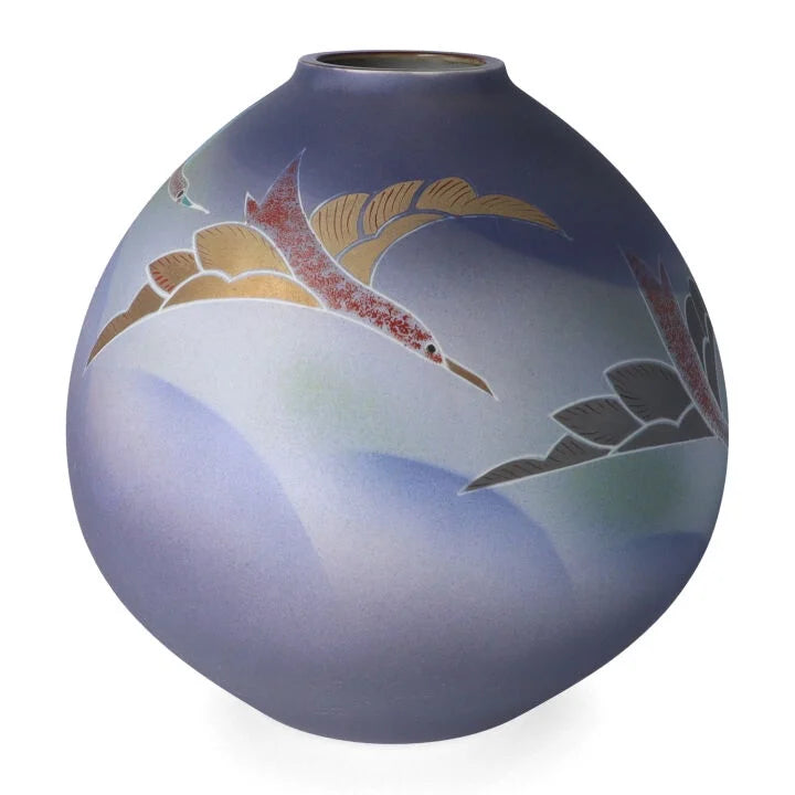 JAPANESE FLOWER VASE KUTANI HISHŌ