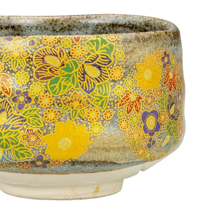 JAPANESE MATCHA BOWL CHAWAN  HANAZUME KUTANI