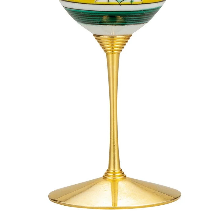 KUTANI WARE WINE CUP YOSHIDAYA PEONY