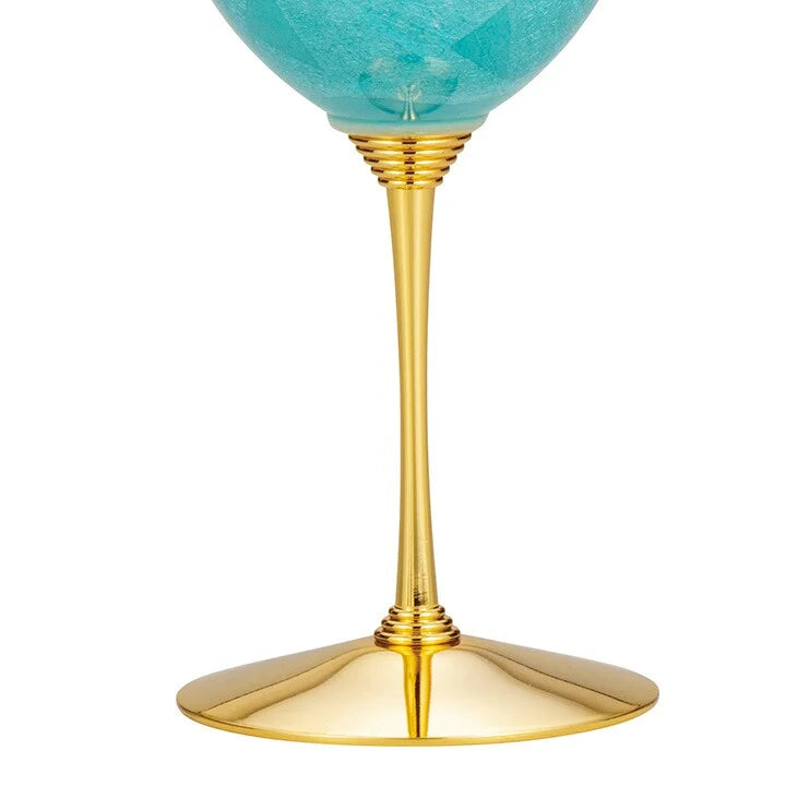 KUTANI WARE WINE CUP GINSAI SKY BLUE