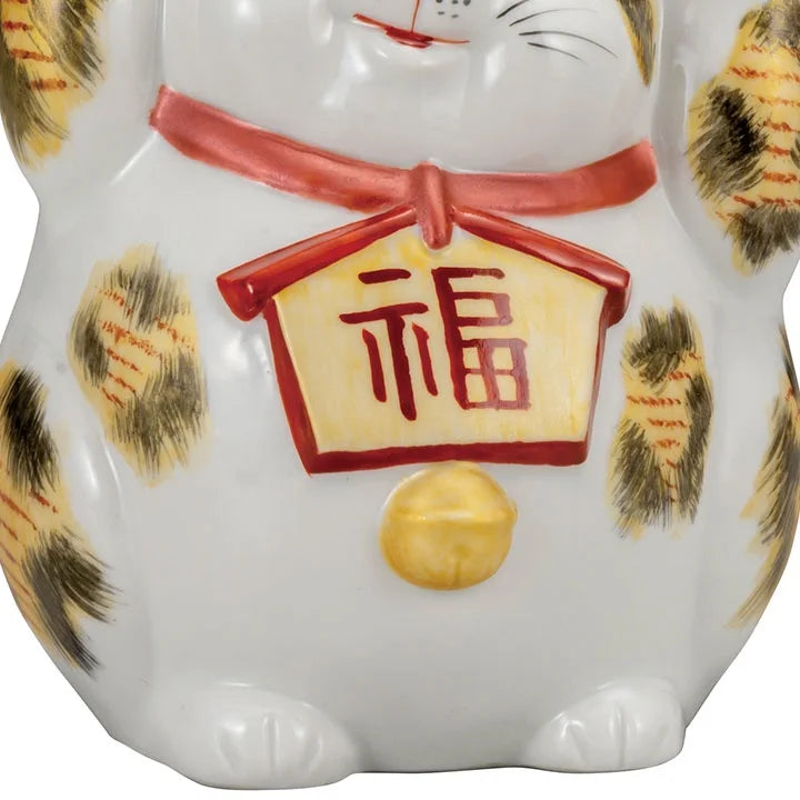 KUTANI WARE EMA CAT (MANEKI NEKO) KINSAI SANMOU