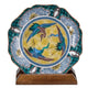 KUTANI WARE DECORATIVE PLATE YOSHIDAYA STYLE