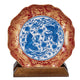 KUTANI DECORATIVE PLATE - EIRAKU DESIGN, TRADITIONAL JAPANESE CERAMIC ART