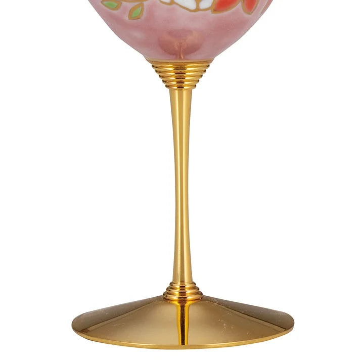 JAPANESE WINE GLASS KUTANI WHITE RABBIT