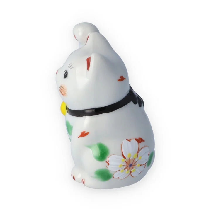KUTANI WARE  LUCKY CAT(MANEKI NEKO) SAIBIYORI / KOKUZOU KLIN