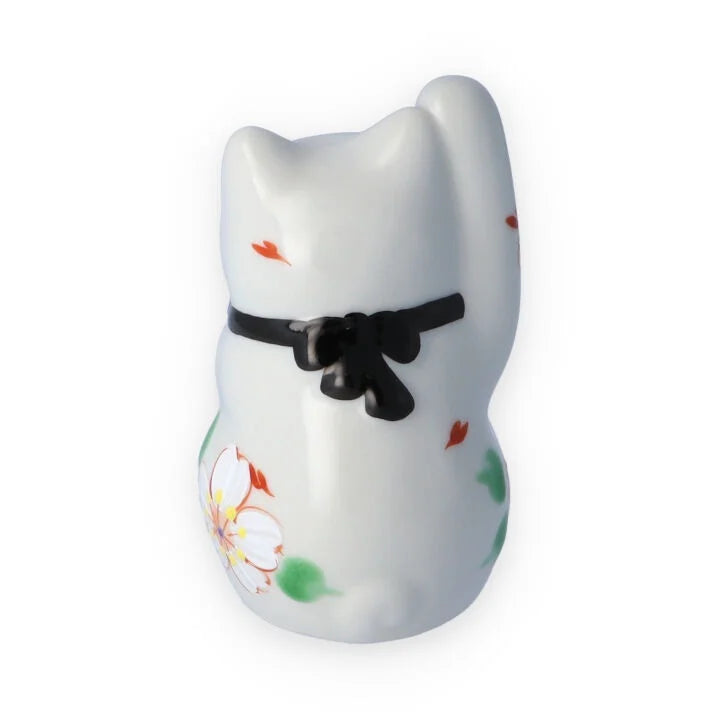 KUTANI WARE  LUCKY CAT(MANEKI NEKO) SAIBIYORI / KOKUZOU KLIN