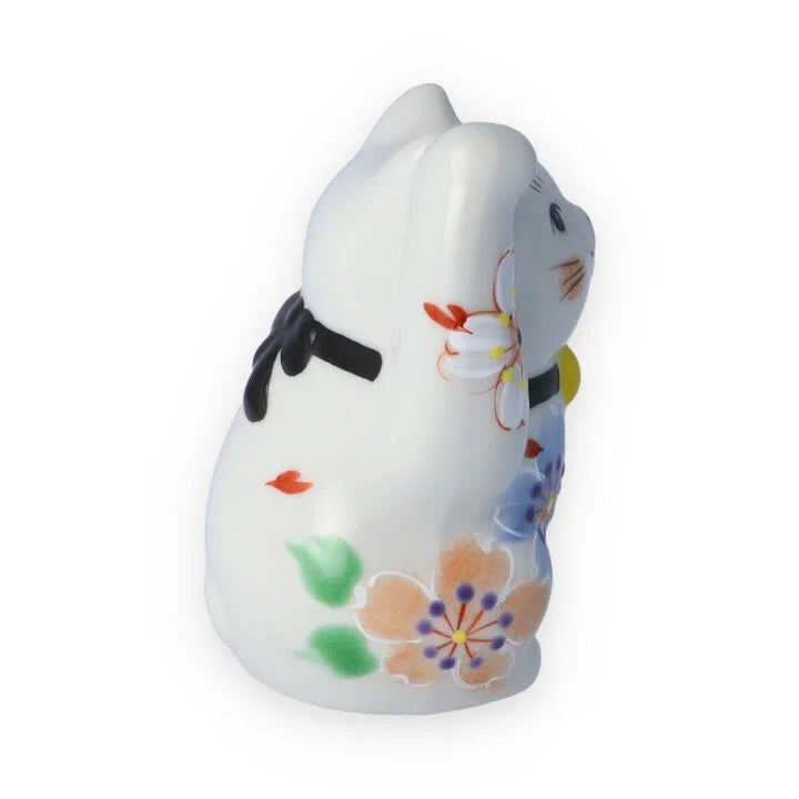KUTANI WARE  LUCKY CAT(MANEKI NEKO) SAIBIYORI / KOKUZOU KLIN