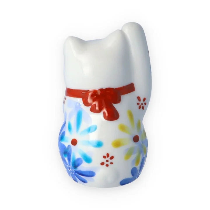 KUTANI JAPANESE LUCKY CAT(MANEKI NEKO) FLOWER UTAGE/ KOKUZOU KLIN