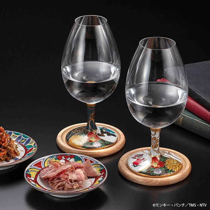 LUPIN THE THIRD KUTANI WINE GLASS AND SAKE GLASSES