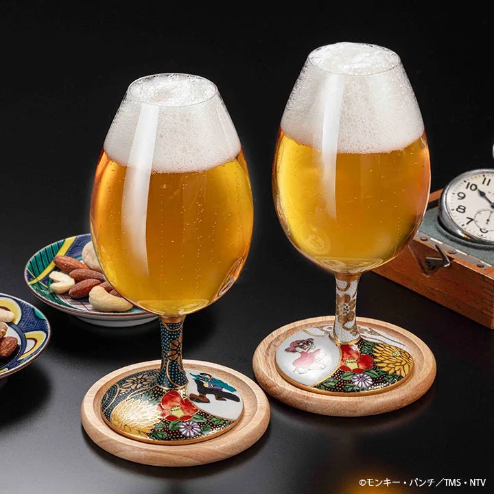 LUPIN THE THIRD KUTANI WINE GLASS AND SAKE GLASSES