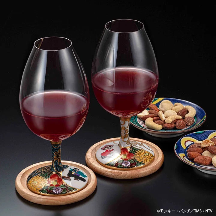 LUPIN THE THIRD KUTANI WINE GLASS AND SAKE GLASSES