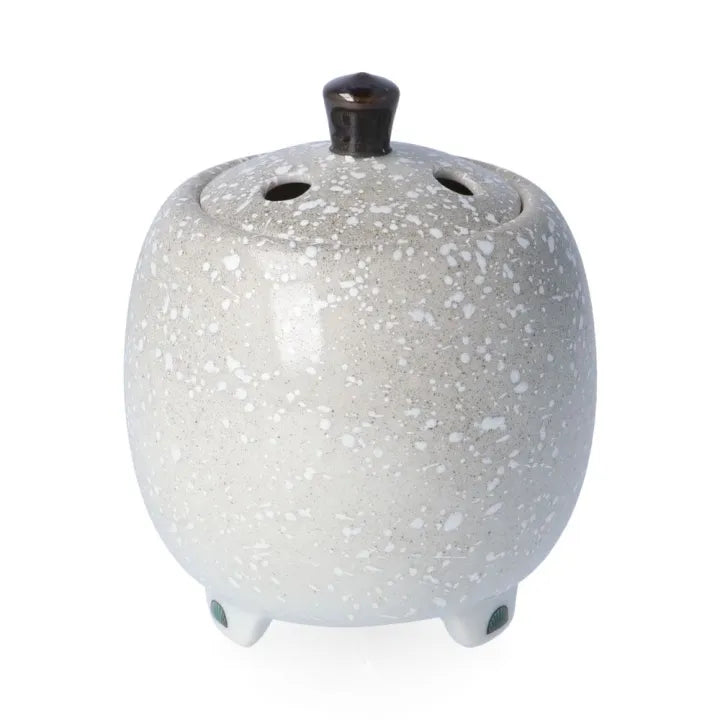 KUTANI JAPANESE INCENSE BURNER -SNOW SPARROWS IN WINTER/TOSHITO NAKAMURA