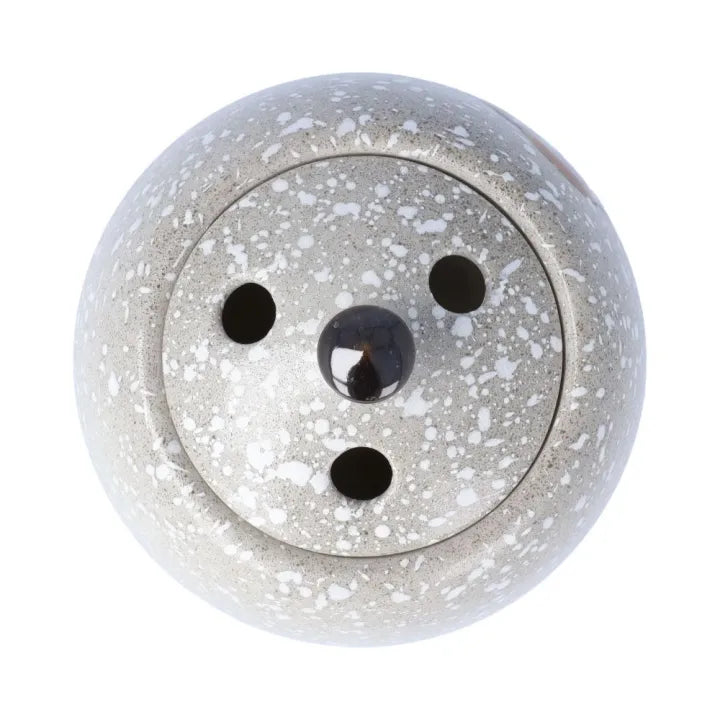 KUTANI JAPANESE INCENSE BURNER -SNOW SPARROWS IN WINTER/TOSHITO NAKAMURA