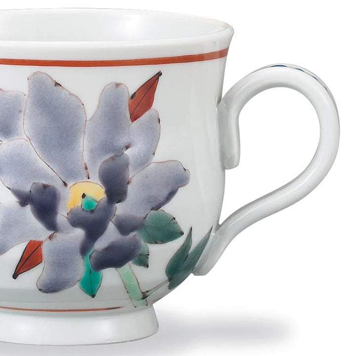 KUTANI WARE MUG CUP BOTAN/ TAISHI KLIN