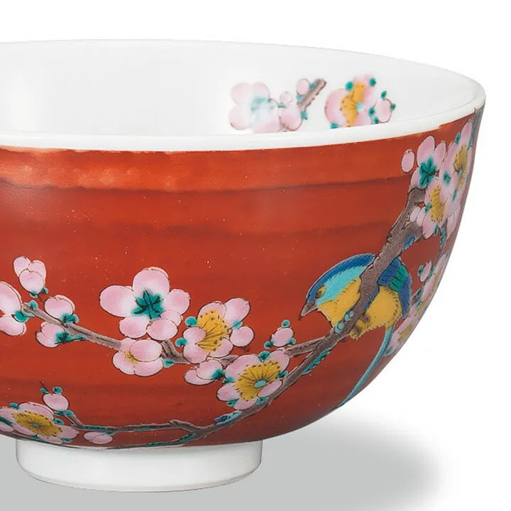 JAPANESE KUTANI SINGLE RICE BOWL PLUM