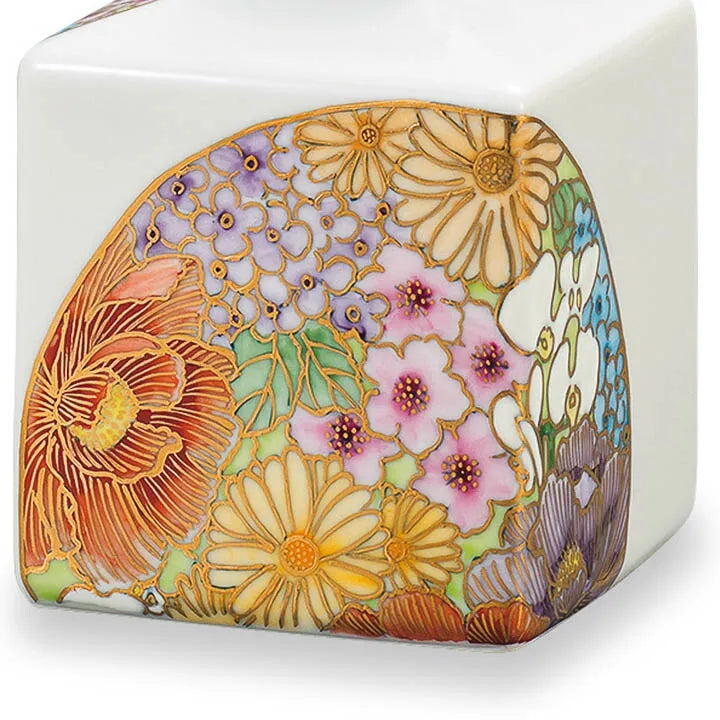 KUTANI WARE FLOWER VASE SINGLE BLOOM - ELEGANT FLOWER/ TAISHI KLIN