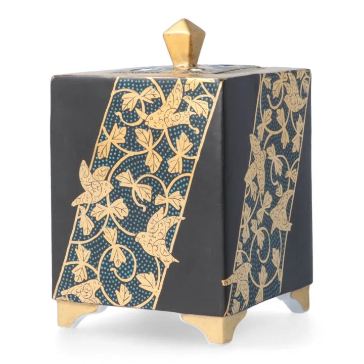 KUTANI WARE INCENSE BURNER AOCHIBU U KARAKUSA/TAISHI KLIN