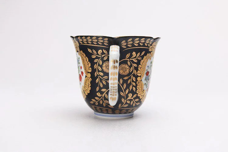 ARITA WARE KIN'EN-KURO VERSAILLESMORNING MUG/ KOURAKU KILN