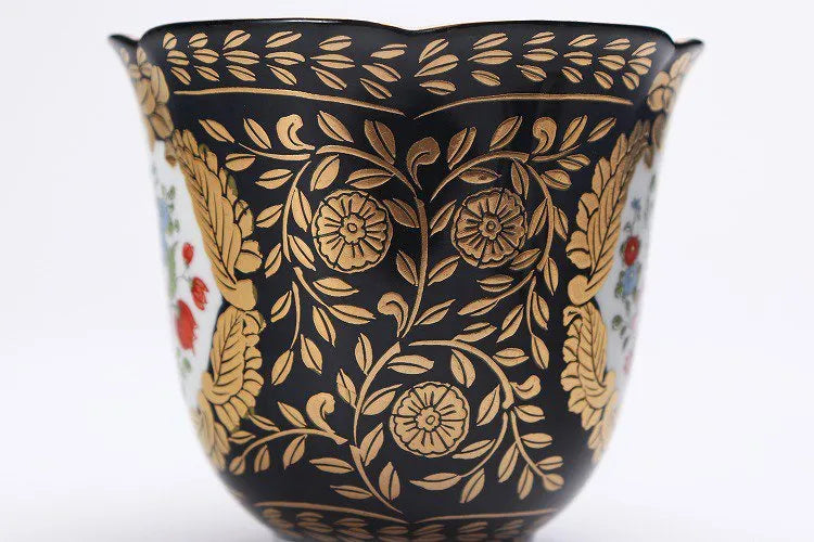 ARITA WARE KIN'EN-KURO VERSAILLESMORNING MUG/ KOURAKU KILN