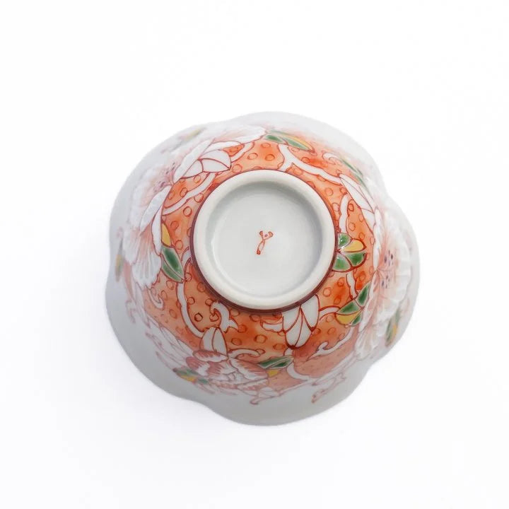 KUTANI WARE GUINOMI THE MANYOSHU AKAE / SEITO TAMURA