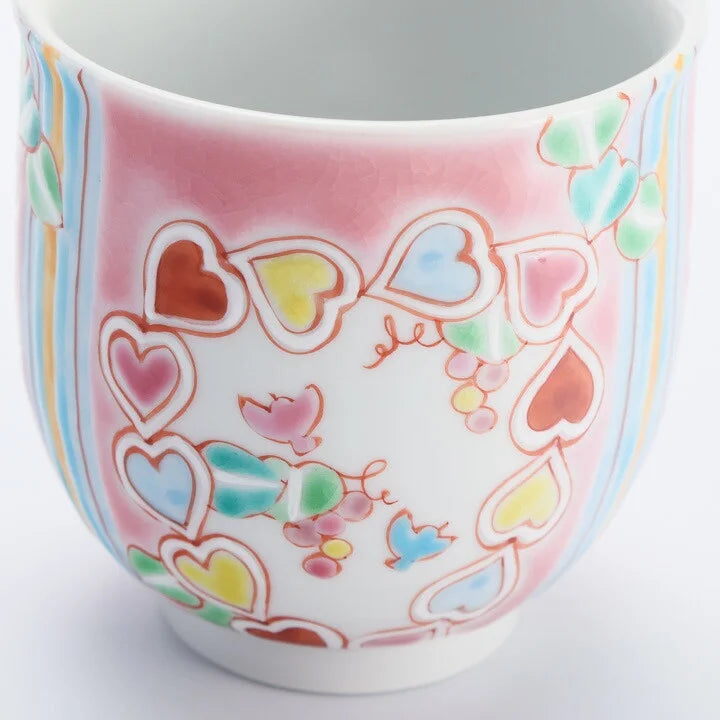 KUTANI WARE YUNOMI HEARTPIA  / GINSYUU KILN