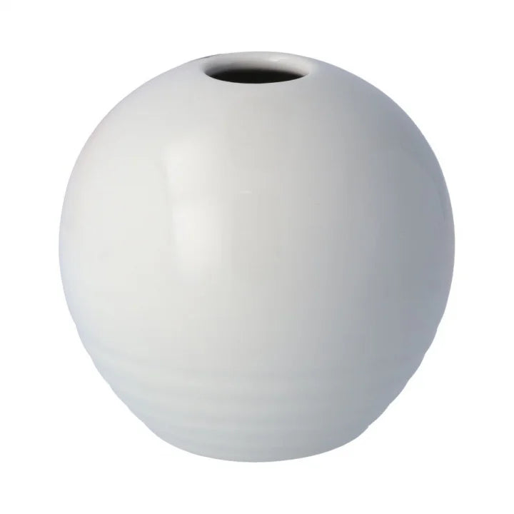 KUTANI WARE ROUND BUD VASE “TWO SPARROWS” BY TOSHITO NAKAMURA (IN PRESENTATION BOX)