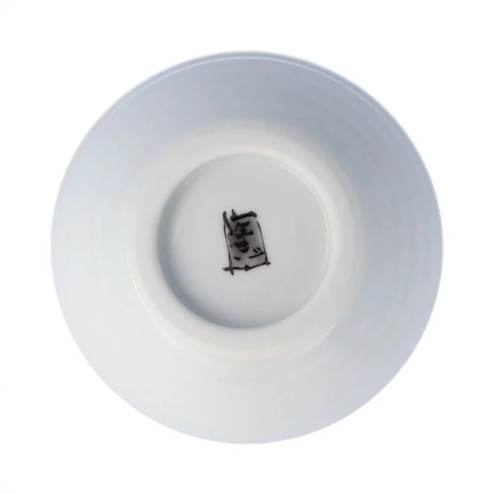 KUTANI WARE ROUND BUD VASE “TWO SPARROWS” BY TOSHITO NAKAMURA (IN PRESENTATION BOX)