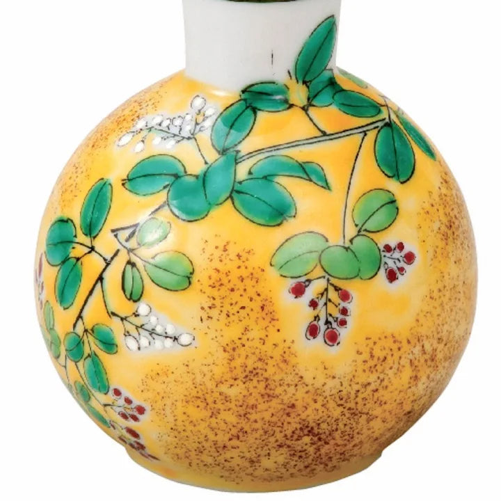 KUTANI WARE SOY SAUCE DISPENSER (SMALL)YOSHIDAYA HAGI DESIGN, BIZAN KILN, JAPANESE CERAMIC SAUCE CONTAINER