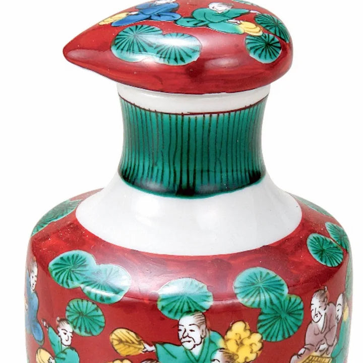 KUTANI WARE SOY SAUCE DISPENSER (LARGE) - MOKUBEI DESIGN/BIZAN KILN