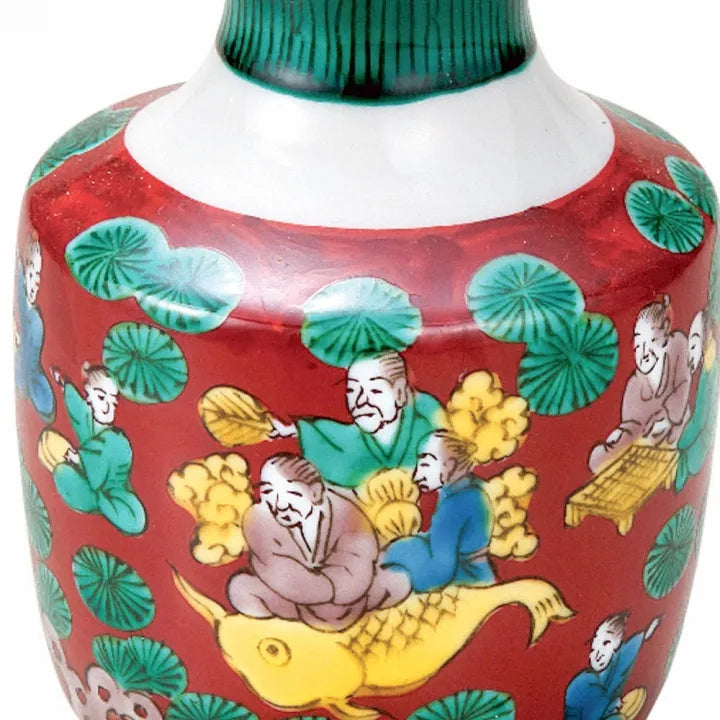 KUTANI WARE SOY SAUCE DISPENSER (LARGE) - MOKUBEI DESIGN/BIZAN KILN
