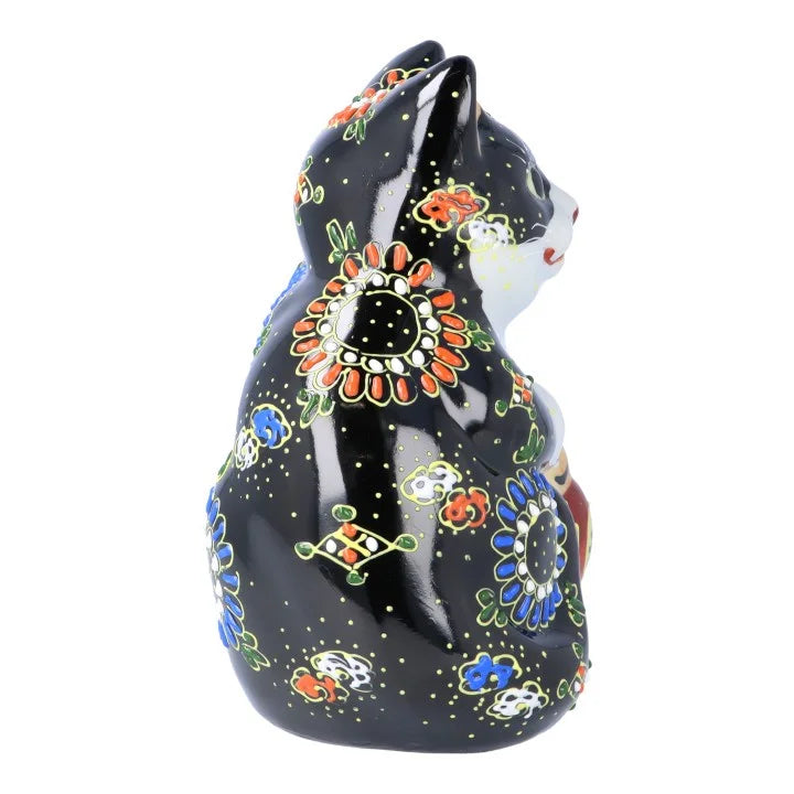JAPAN KUTANI LUCKY CAT(DARUMA MANEKI-NEKO) KUROMORI