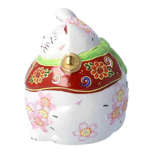 LUCKY CAT(FUKUFUKU MANEKI NEKO)  SAKURA JAPAN KUTANI