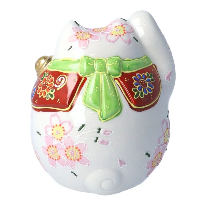 LUCKY CAT(FUKUFUKU MANEKI NEKO)  SAKURA JAPAN KUTANI