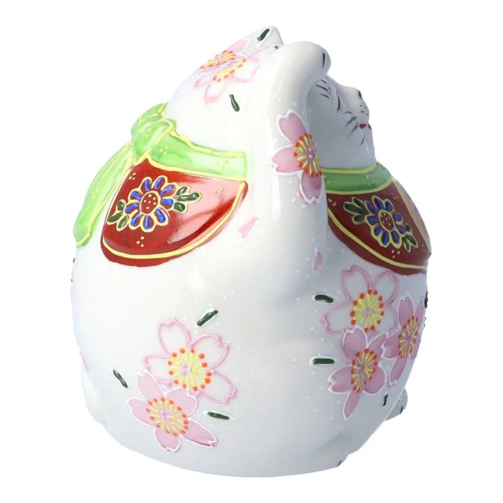 LUCKY CAT(FUKUFUKU MANEKI NEKO)  SAKURA JAPAN KUTANI