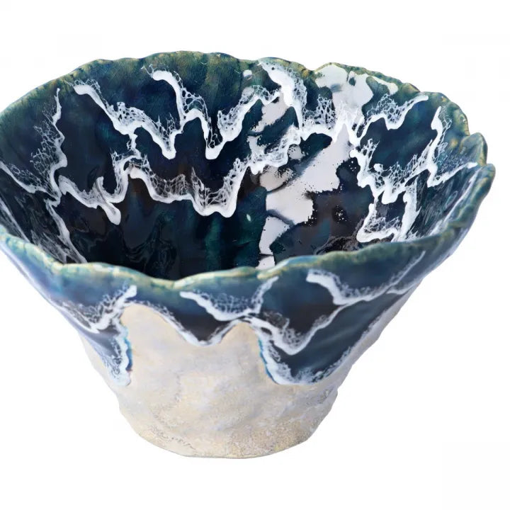 MATCHA BOWL CHAWAN KUTANI SAZAMEKU/SAORI YAMAURA
