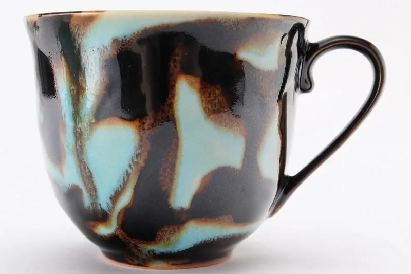 ARITA WARE COFFEE CUP “RYOKUIN” BY KYUSHUO/ SHINEMON KILN