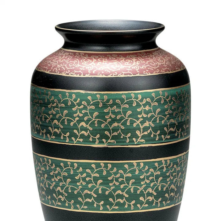 KUTANI WARE FLOWER VASE GOLDEN ARABESQUE