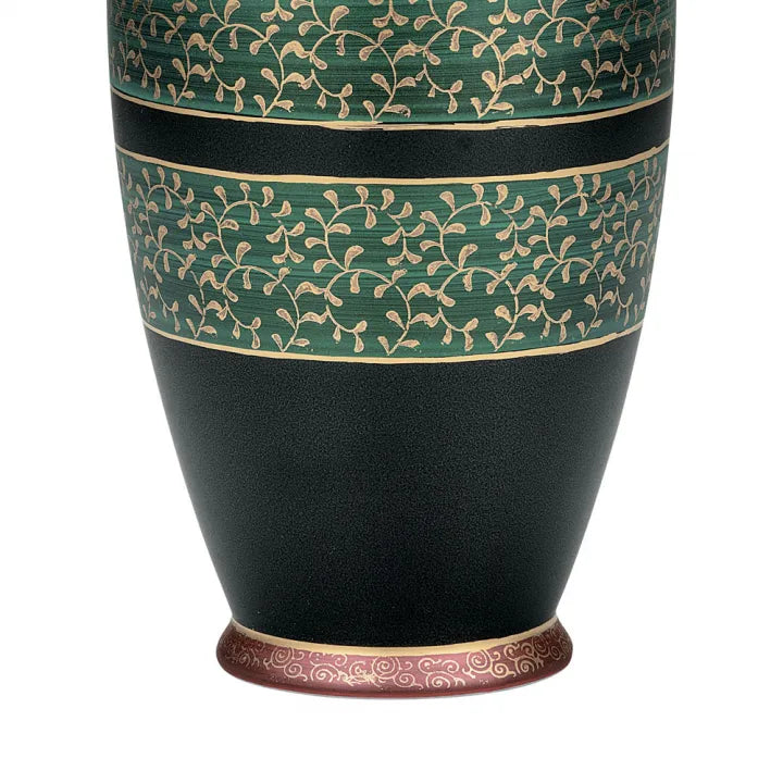 KUTANI WARE FLOWER VASE GOLDEN ARABESQUE