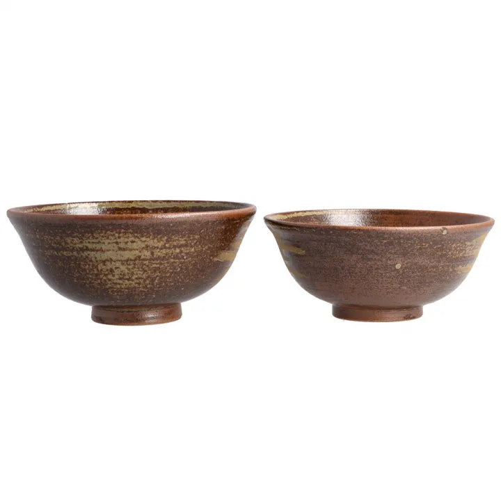 KUTANI WARE “GOLDEN CLOUD & SAKURA MT. FUJI” COUPLE SET BY YOSHINORI FUKUDA – JAPANESE CERAMIC GIFT BOXED