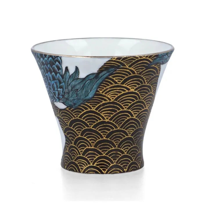 KUTANI WARE GUINOMI SAKE CUP – GENEICHO BY SAORI YAMAURA