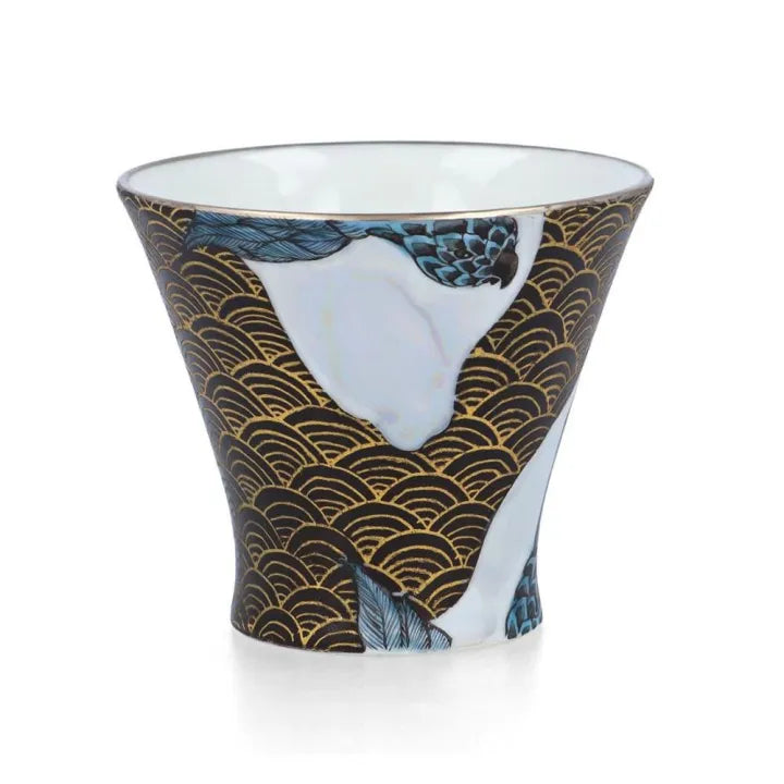 KUTANI WARE GUINOMI SAKE CUP – GENEICHO BY SAORI YAMAURA