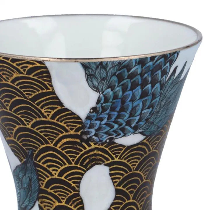 KUTANI WARE GUINOMI SAKE CUP – GENEICHO BY SAORI YAMAURA