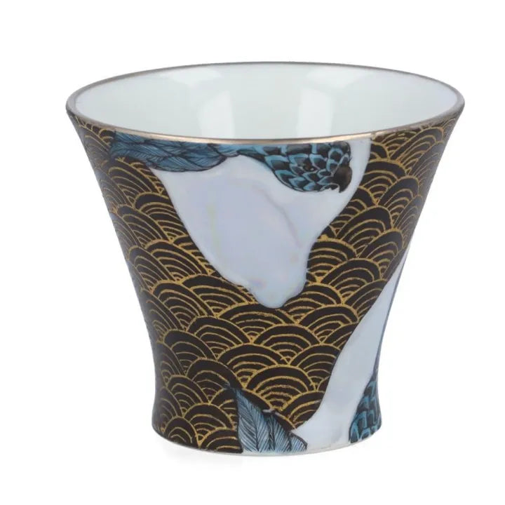 KUTANI WARE GUINOMI SAKE CUP – GENEICHO BY SAORI YAMAURA