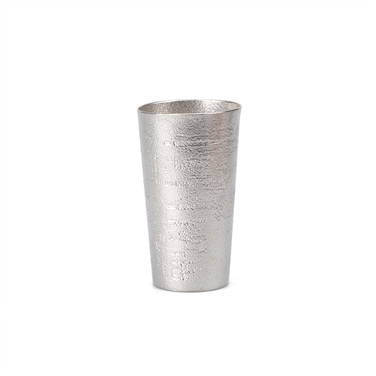 JAPANESE NOUSAKU BEER CUP – “SHIRAKABA” (WHITE BIRCH) | HANDCRAFTED TINWARE