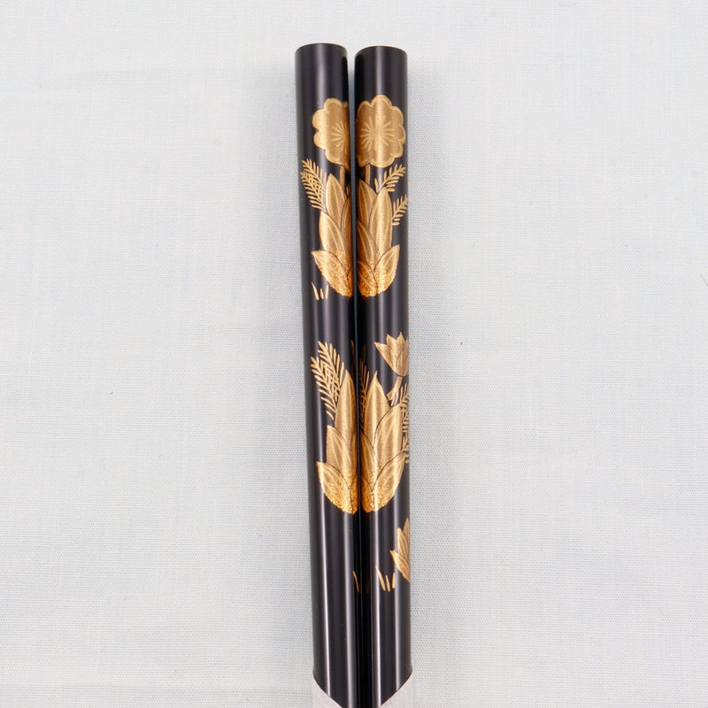 WAJIMA LACQUER CHOPSTICKS  PAIR  FUKUJUSO
