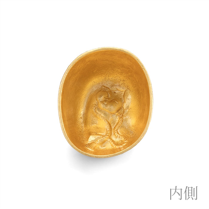 JAPANESE TINWARE NOUSAKU GUINOMI  GOLD LEAF