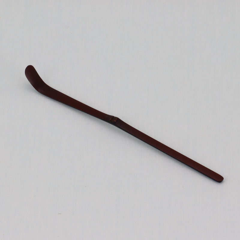 WAJIMA LACQUERWARE CHASHAKU SUSUKI NI TSUKI MAKIE DESIGN, TRADITIONAL JAPANESE TEA CEREMONY SPOON