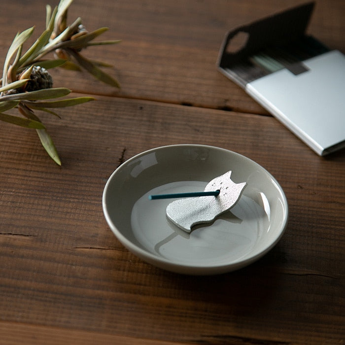 NOUSAKU CONNECTED CHOPSTICK REST - CAT - SET OF 5