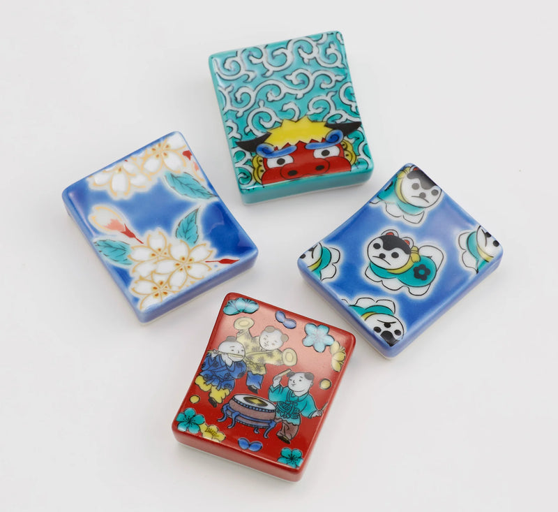 KUTANI JAPANESE CHOPSTICK REST COLLECTION – SET OF 30/SEIKOU KLIN