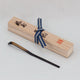 WAJIMA LACQUERWARE CHASHAKU YANAGI MAKIE DESIGN, TRADITIONAL JAPANESE TEA CEREMONY SPOON
